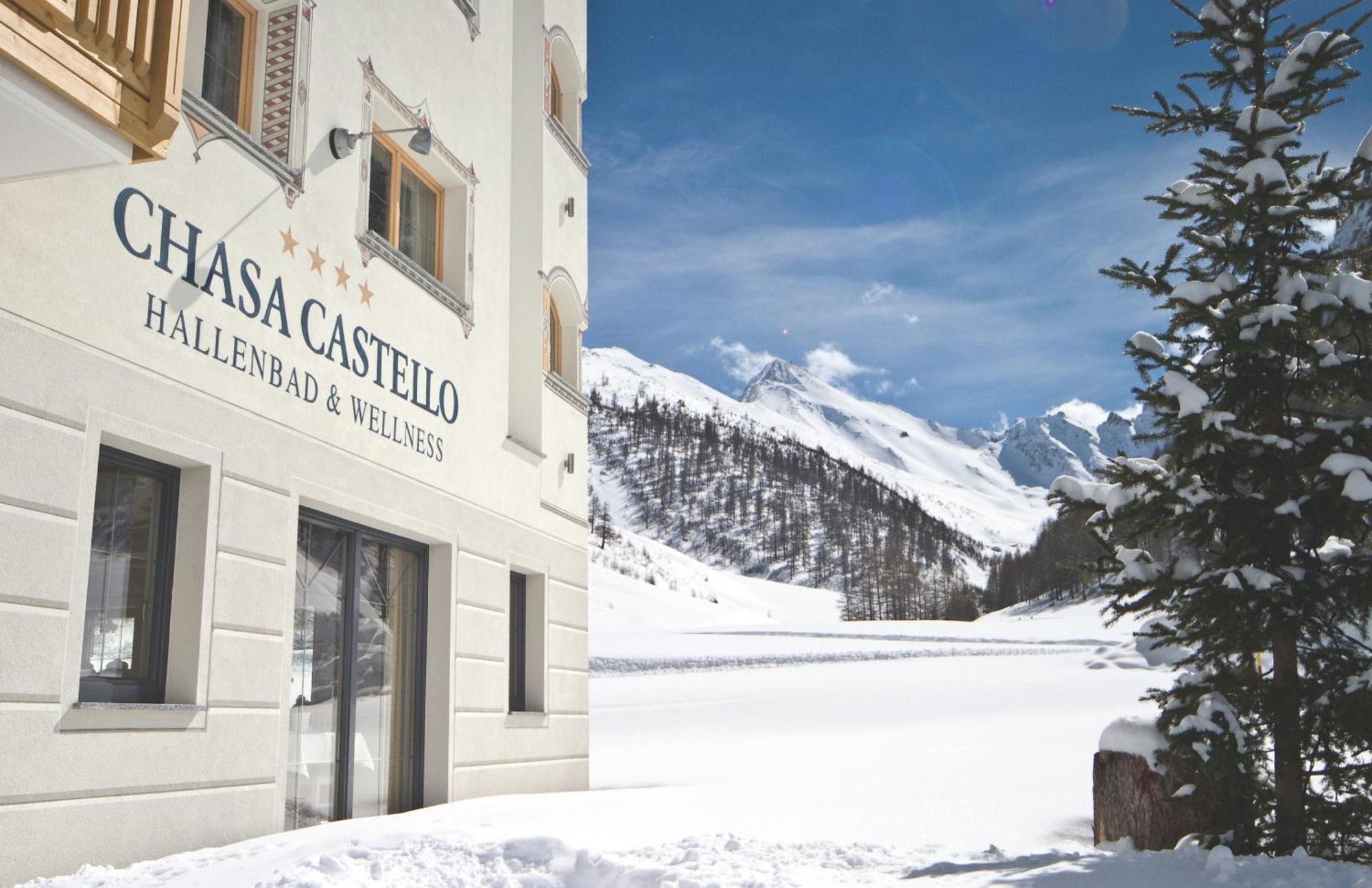 Chasa Castello Relax & Spa Hotel Samnaun Bagian luar foto