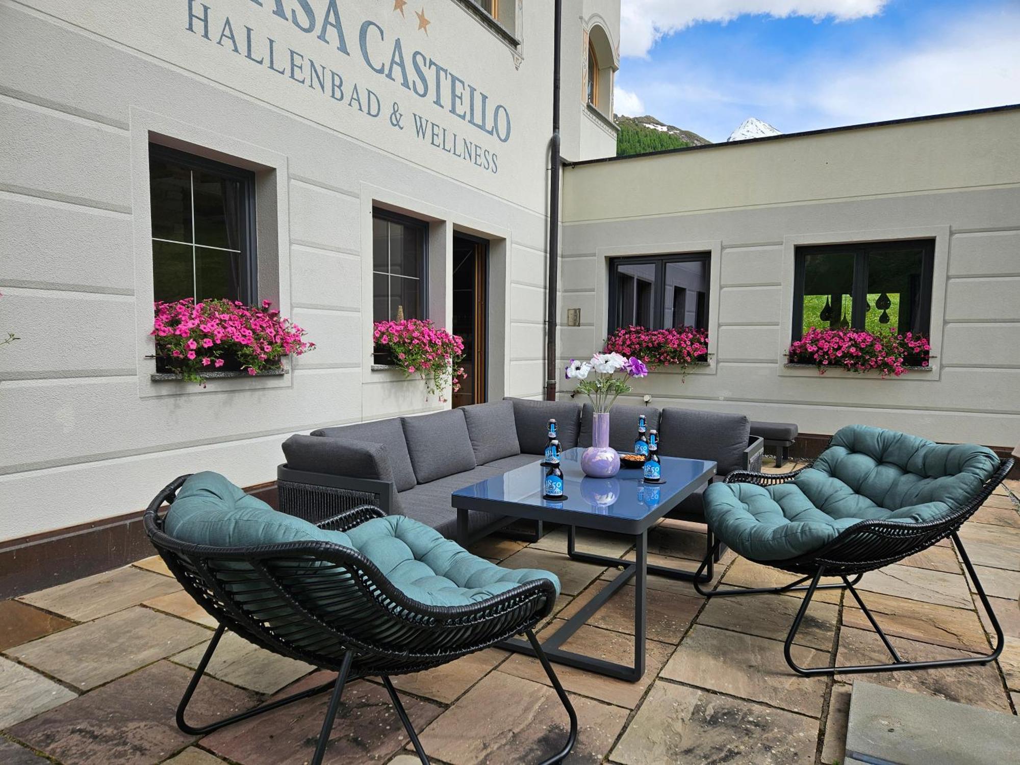 Chasa Castello Relax & Spa Hotel Samnaun Bagian luar foto